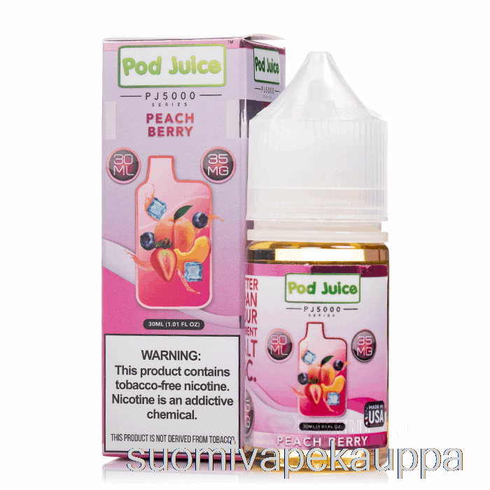 Vape Suomi Persikkamarja - Palkomehu Pj5000 - 30ml 35mg